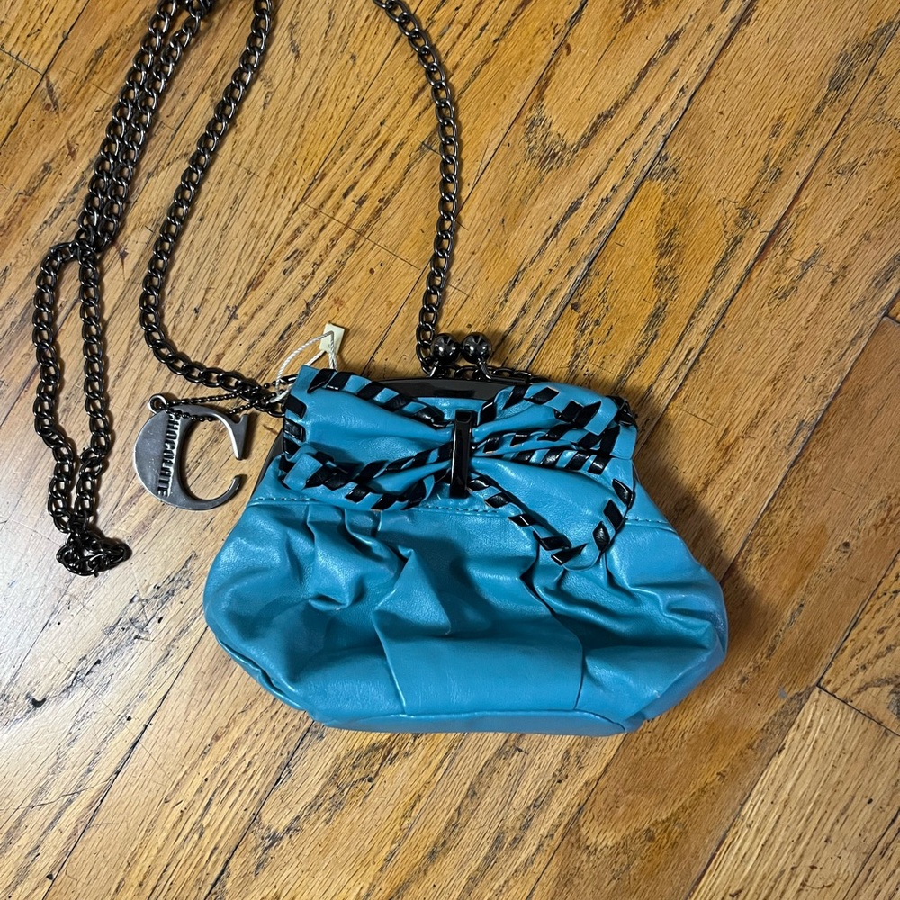 Chocolate Blue Chain Shoulder Bag
